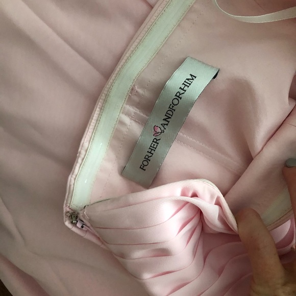 Pink floor length dress - Picture 8 of 8